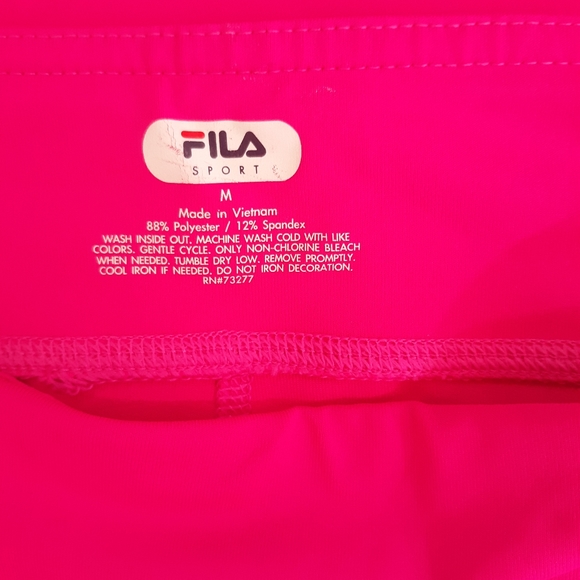 Fila athletic capri pants sz medium NWT *I - Picture 3 of 4